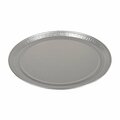 Pactiv 451612A PE 16 in. Aluminum Round Flat Catering Tray, 50PK 451612A  (PE)